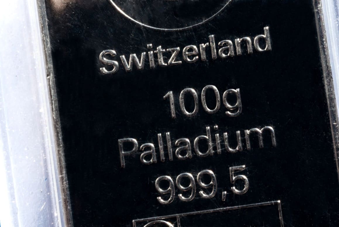 Individual palladium bar